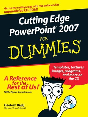 cover image of Cutting Edge PowerPoint 2007 For Dummies